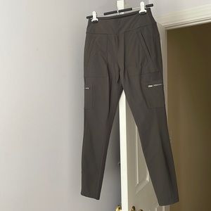 Athleta Woven Leggings with Zipper Pockets